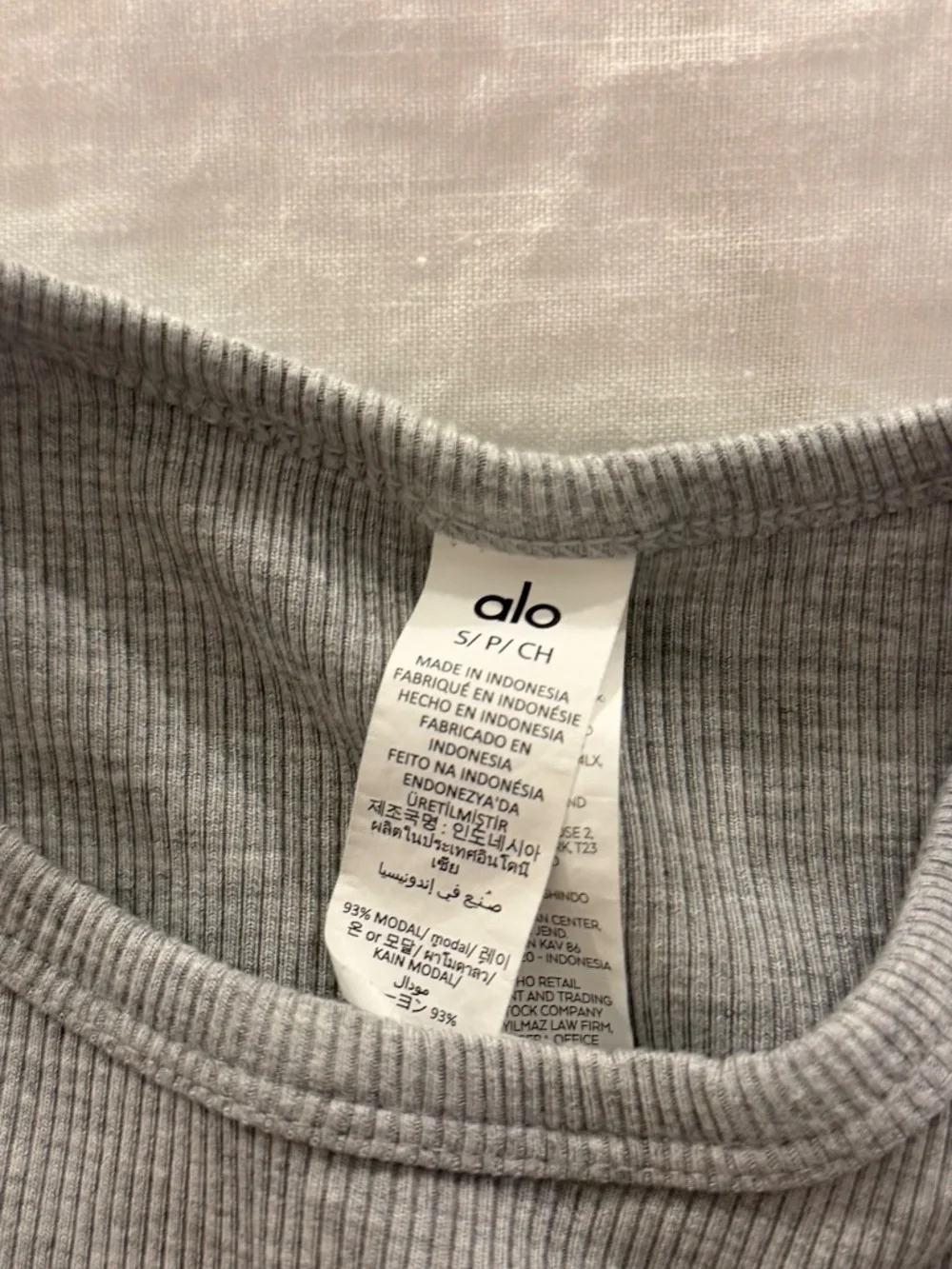 Ribbed Modal Long Sleeve